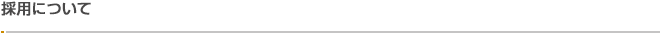 採用について